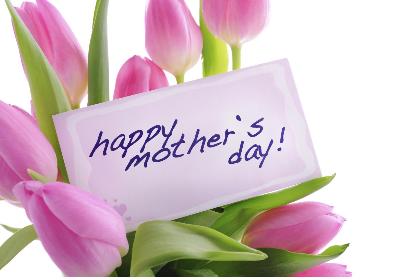 Happy Mother’s Day Greeting Card With Flowers