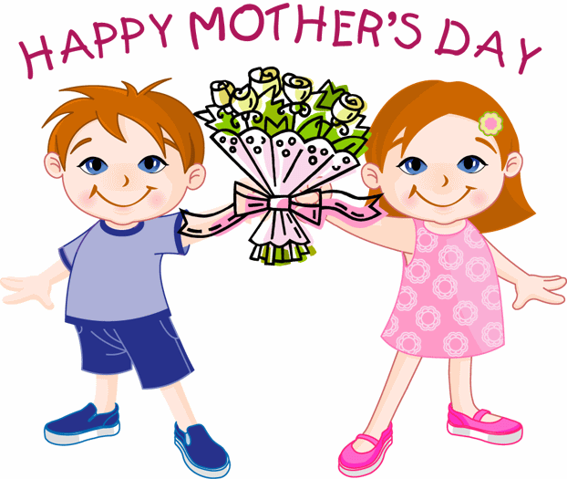 Happy Mother’s Day Kids Clipart