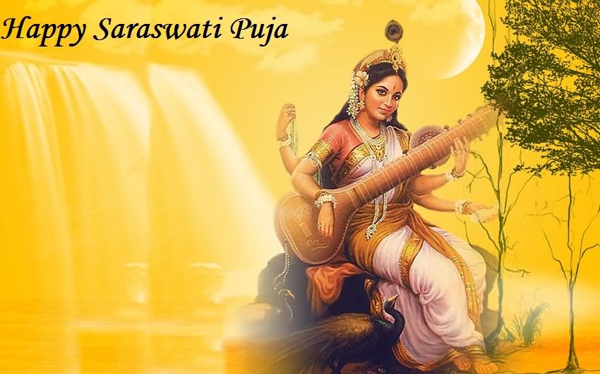 Happy Saraswati Puja Greetings To You