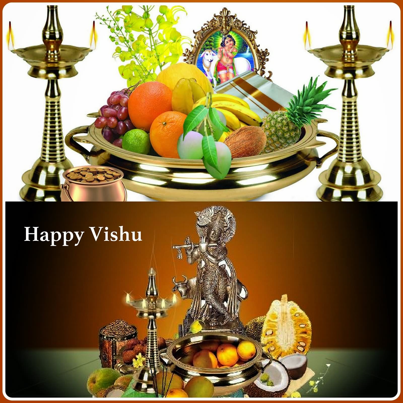 Happy Vishu Greetings HD Wallpaper