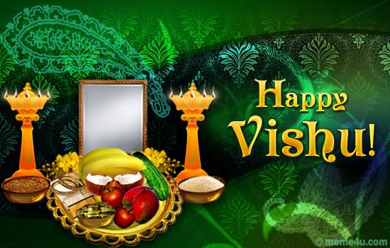 Happy Vishu Greetings Image For Facebook