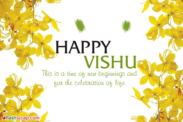 Happy Vishu This Is A Time Of New Beginnings And For The Celebration Of Life Wallpaper