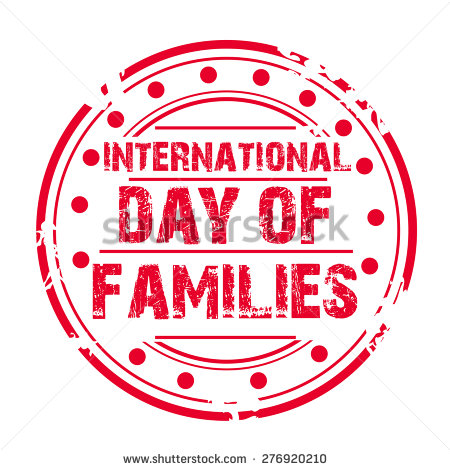 International Day Of Families  Rubber Stamp Picture