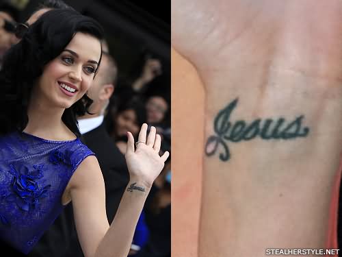 Jesus - Christian Tattoo On Girl Wrist