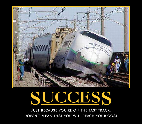 Just Because You Are On The Fast Track Funny Motivational Picture For Whatsapp