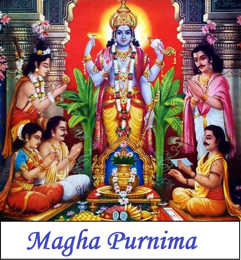 Magha Purnima Greetings Lord Vishnu Ji Picture