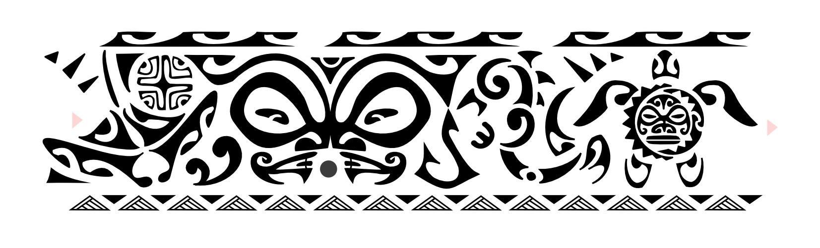 Maori Design Band Tattoo Design For Leg