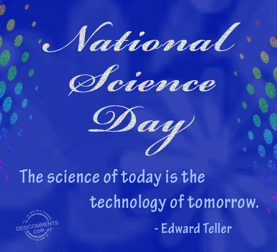 National Science Day Glitter