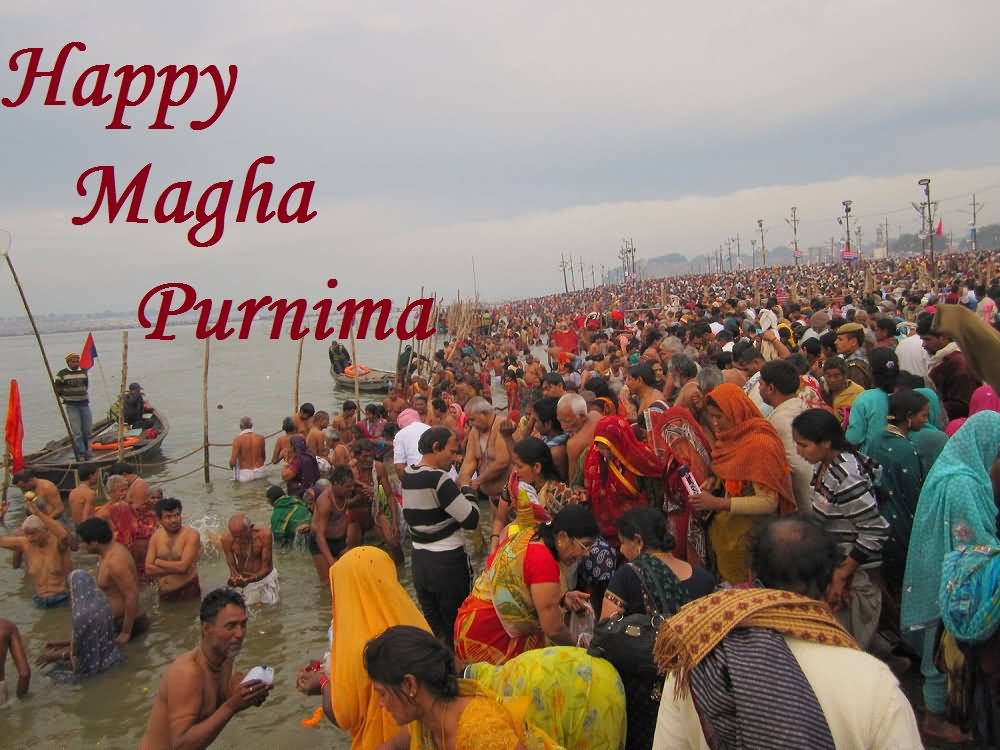 People Celebrating Magha Purnima