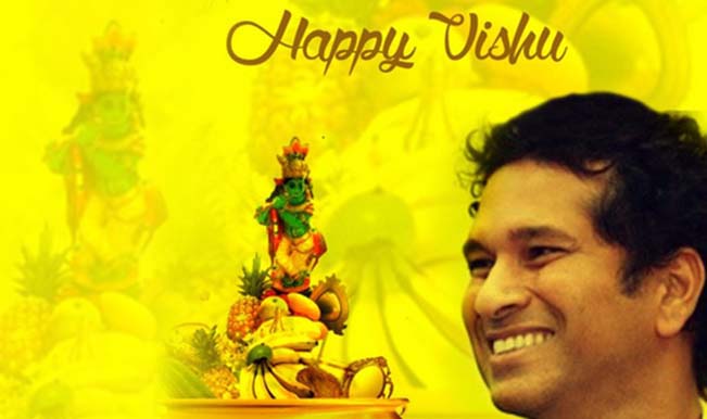 Sachin Tendulkar Wishing You Happy Vishu