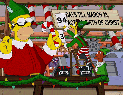 Simpsons Funny Elves Gif