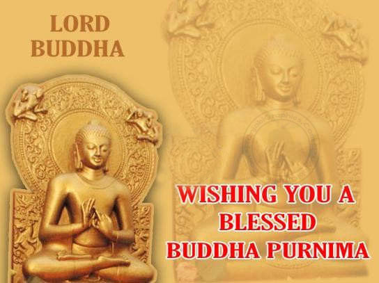 Wishing You A Blessed Buddha Purnima Picture