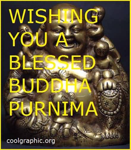 Wishing You A Blessed Buddha Purnima Laughing Buddha Statue