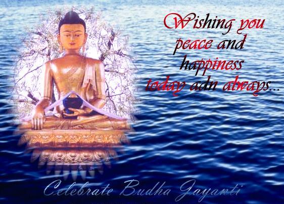 Wishing You Peace And Happiness Today And Always Happy Buddha Jayanti