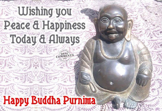 Wishing You Peace Happiness Today Always Happy Buddha Purnima
