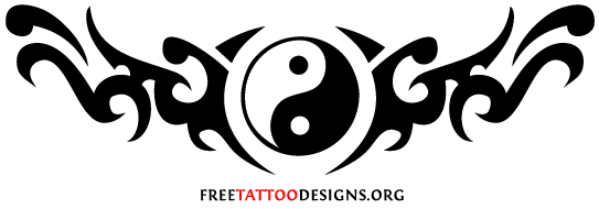 Yin Yang Armband Tattoo Stencil