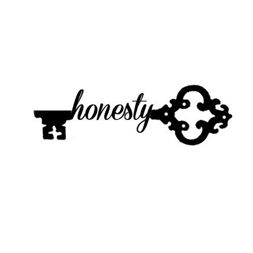 Honesty Key Tattoo Stencil