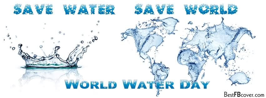 Save Water Save World Water Day Clipart
