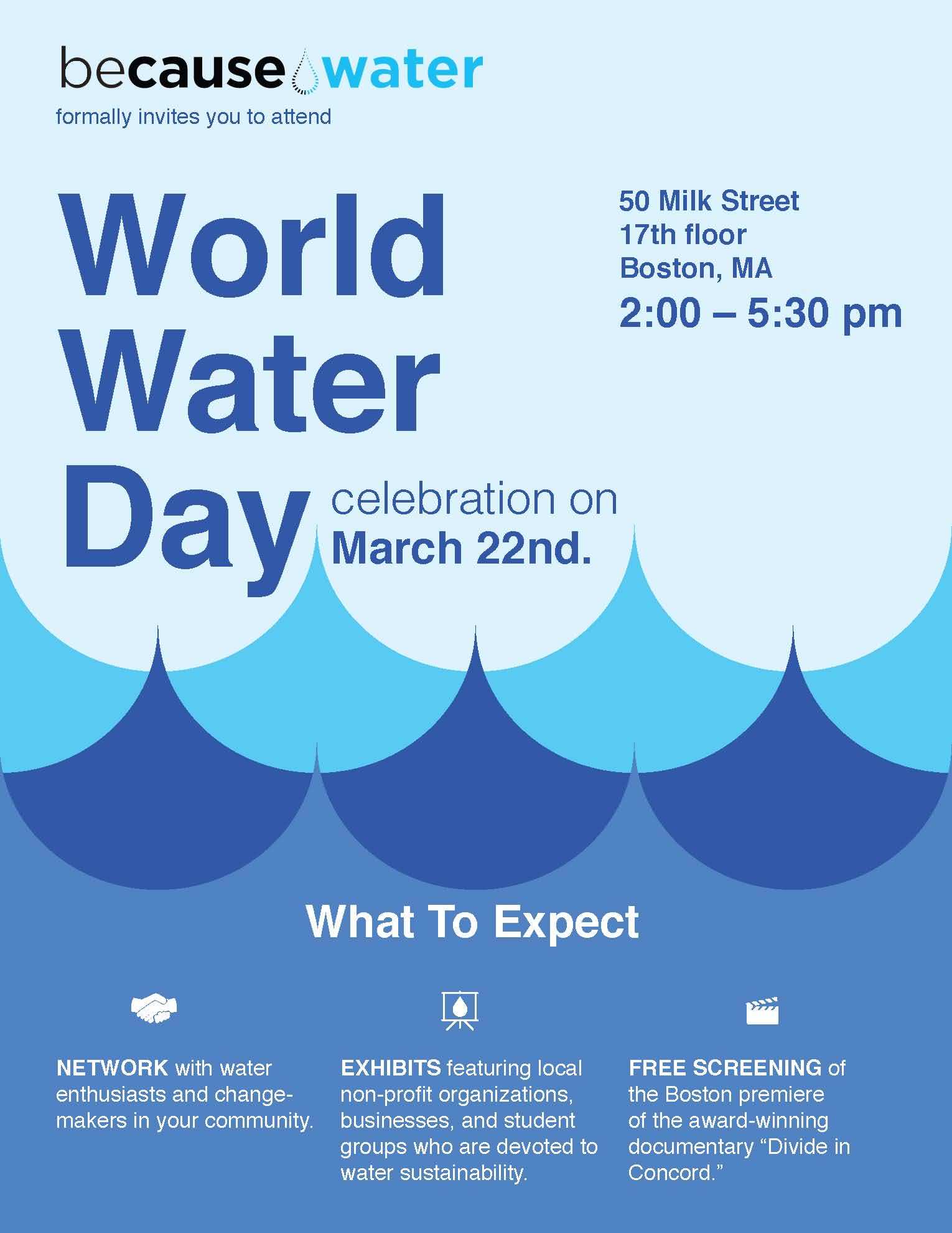 World Water Day Celebration On March 22nd