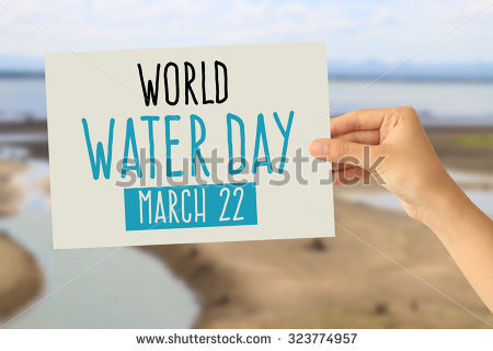World Water Day Note In Hand