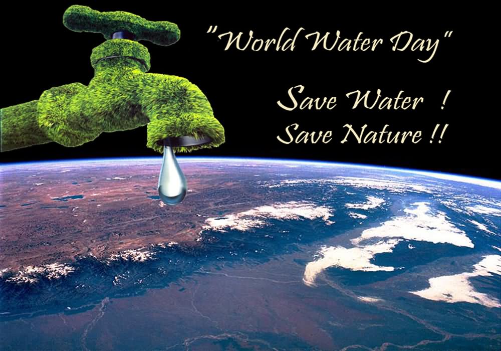 World Water Day Save Water Save Water Save Nature