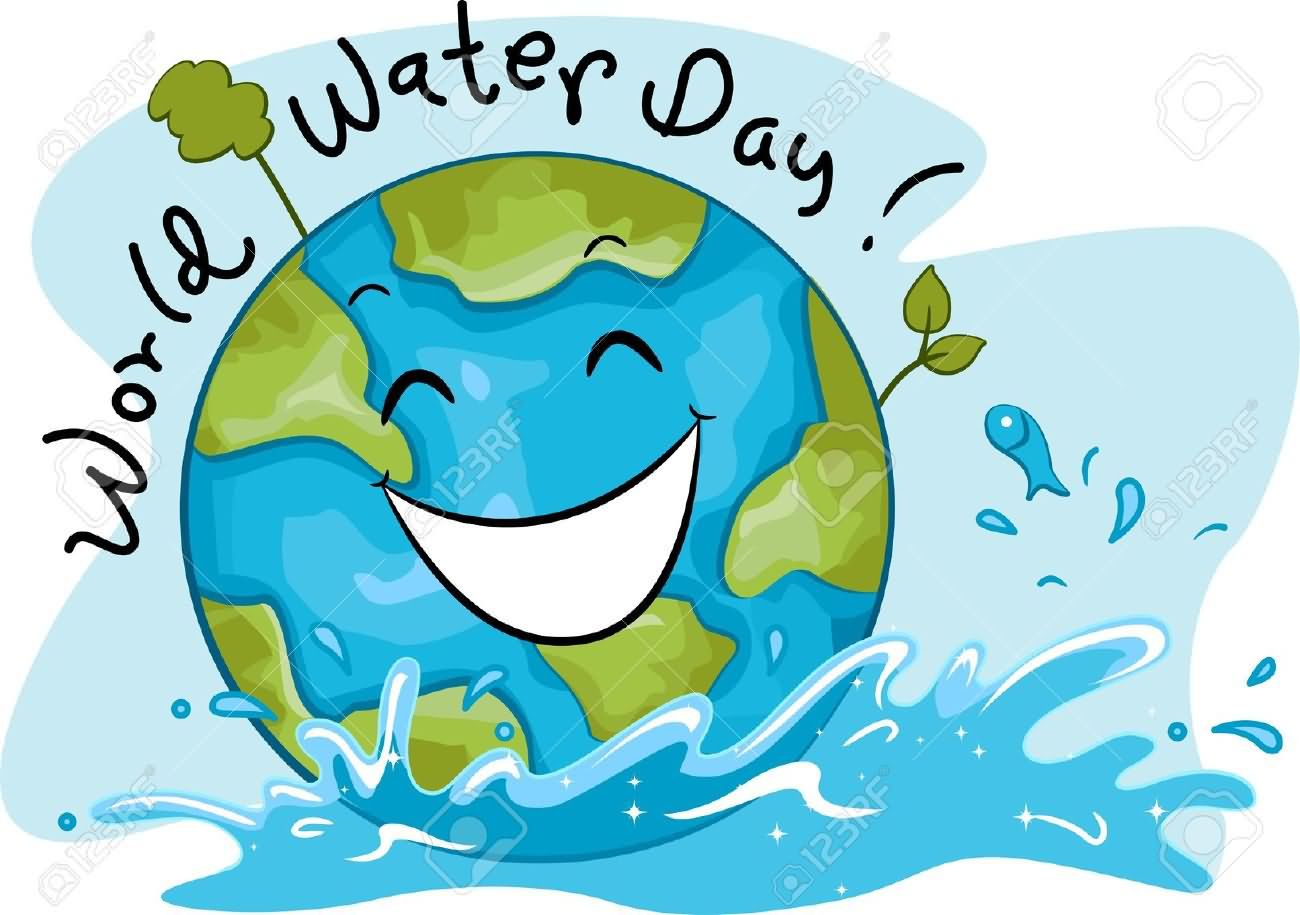 World Water Day Smiling Earth Picture