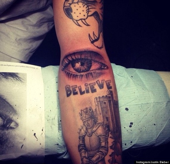 Believe - Eye Tattoo Design For Sleeve