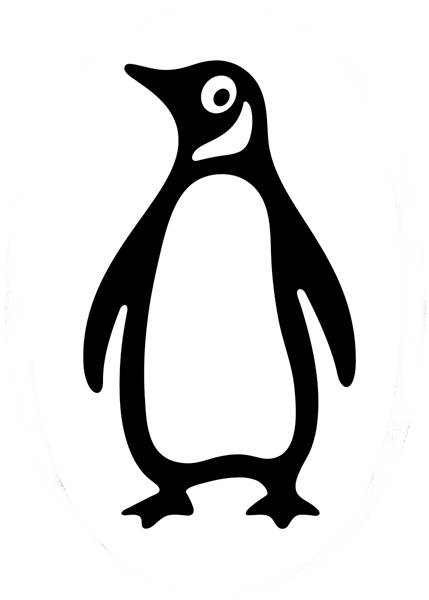 Black Outline Penguin Tattoo Design Idea