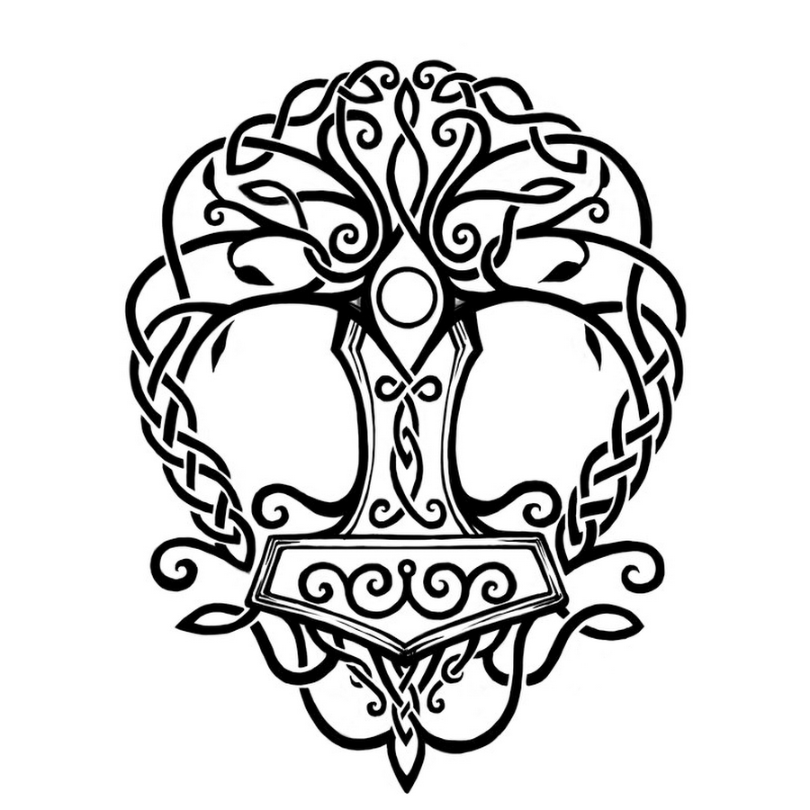 Celtic Viking Tattoo Design