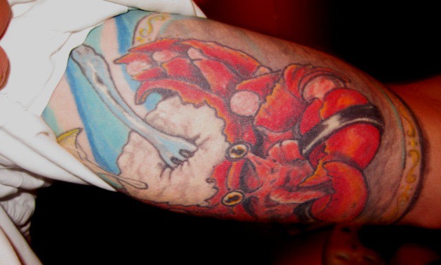 Crab Tattoo by Chase Wilbanks