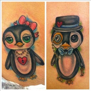 Cute Penguin Tattoo Ideas