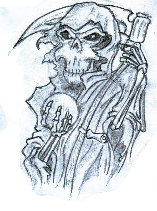 Death Grim Reaper Tattoo Design By Beckie1994