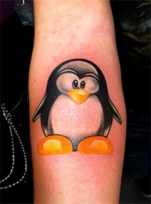 Linux Penguin Tattoo