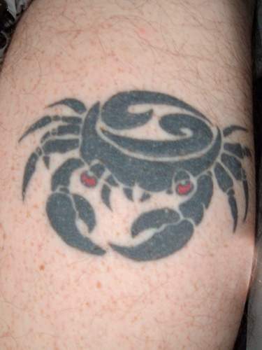 Red Eyes Black Crab Tattoo