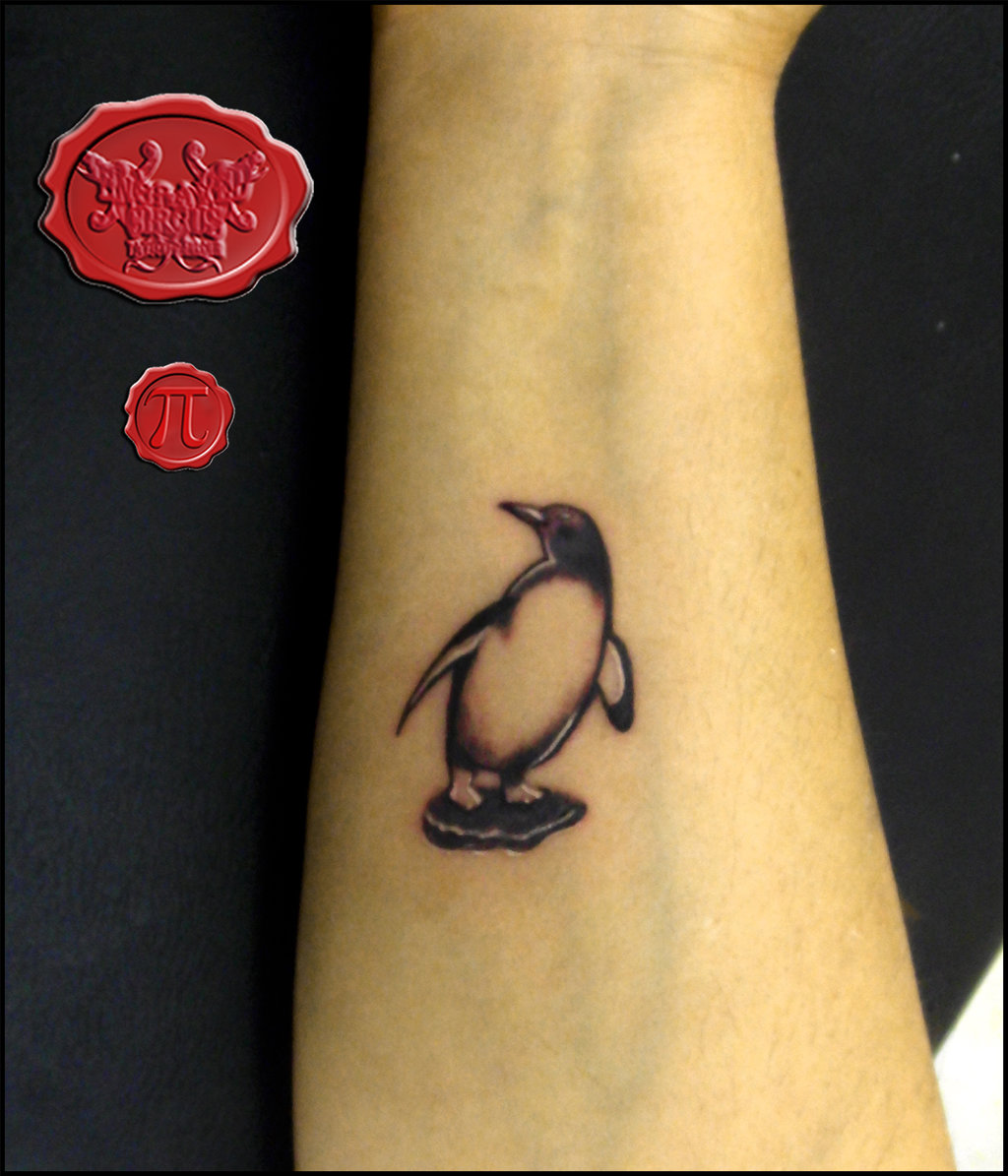 Simple Penguin Tattoo On Forearm By Loop1974