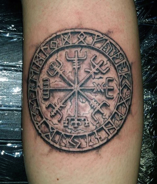 Viking Tattoo On Forearm