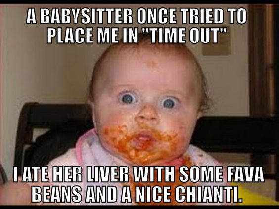 A Babysitter Once Tried To Place Me In Time Out Funny Baby Meme Image