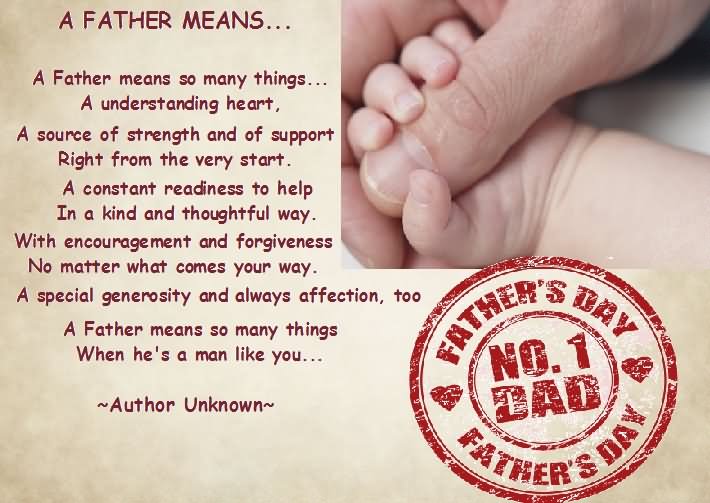 A Father Means So Many Things World Father's Day