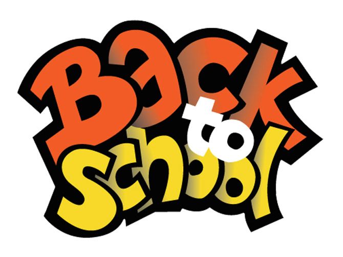 Back To School Beautiful Clipart