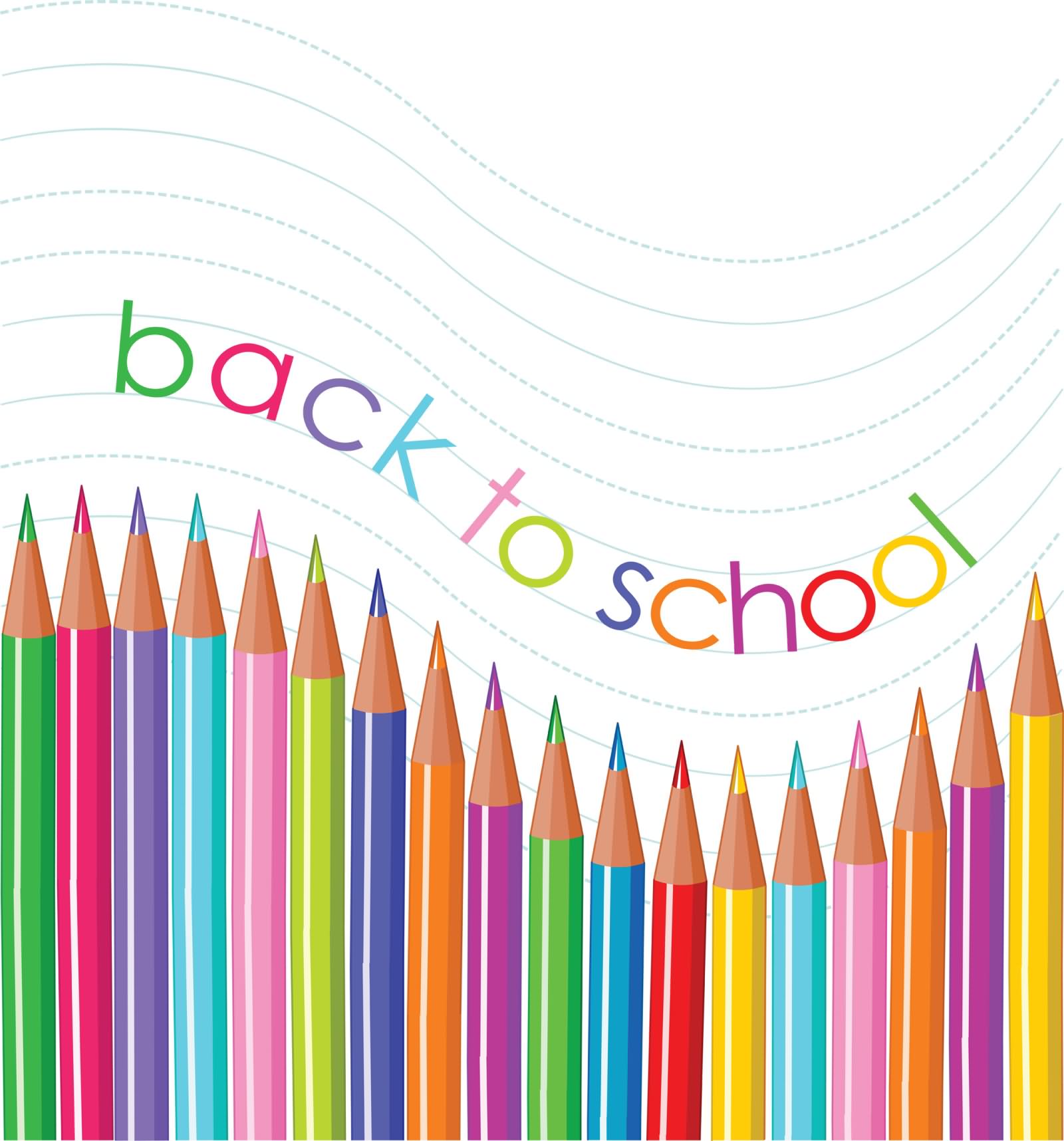 Back To School Color Pencils Picture