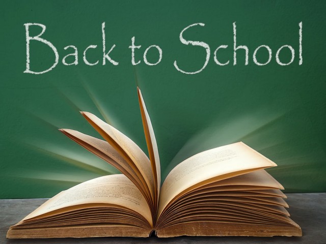 Back To School Open Book Picture