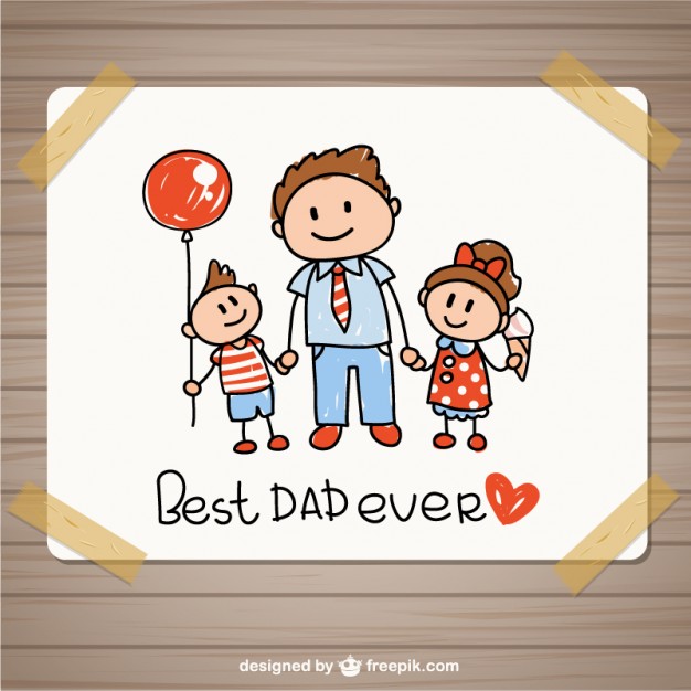 Best Dad Ever Happy Father's Day Greeting Card
