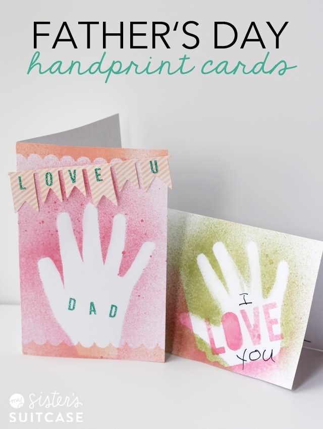 Father's Day Handprint Cards