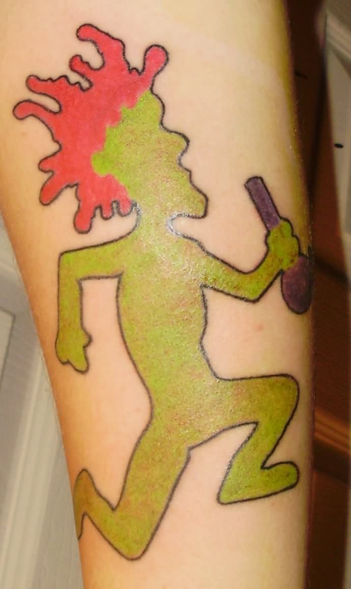 Green And Red ICP Tattoo Design By Daniel W Killion