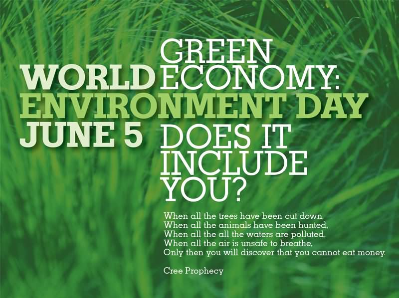 Green World Economy Environment Day June 5