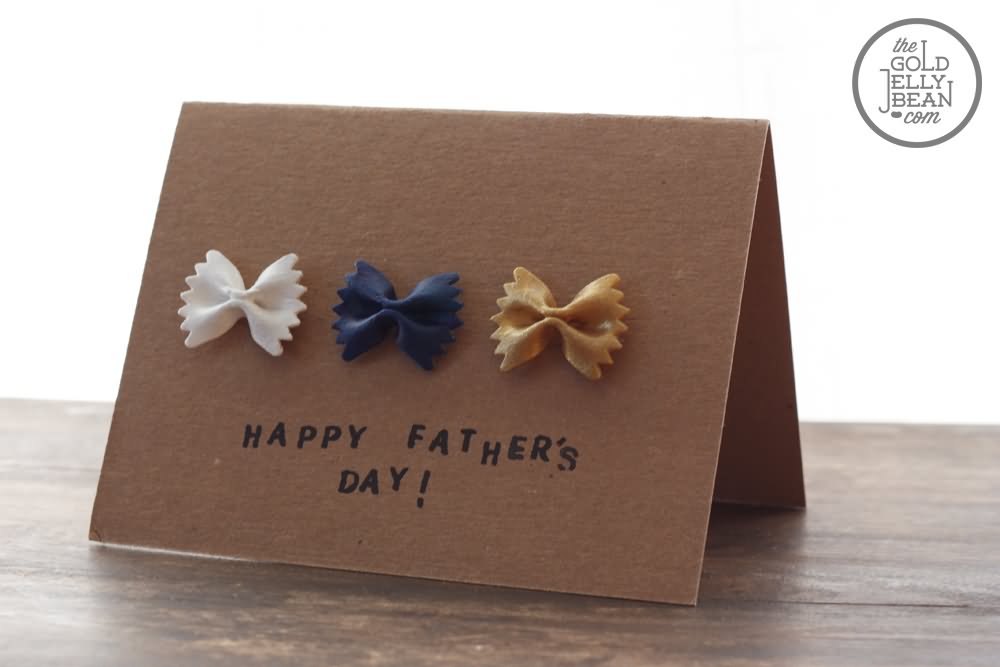 Happy Father's Day Bow Tie Theme Card