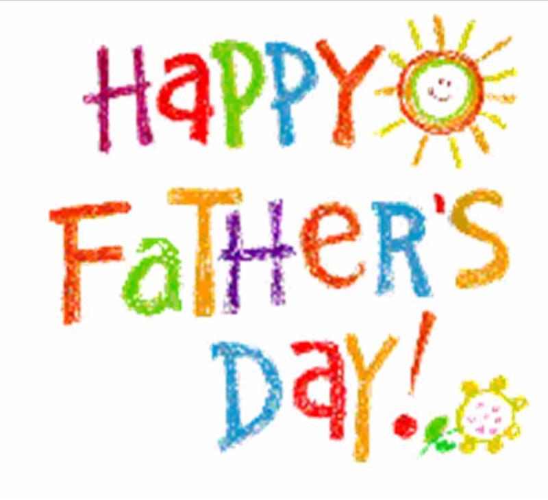 Happy Father's Day Colorful Text Image