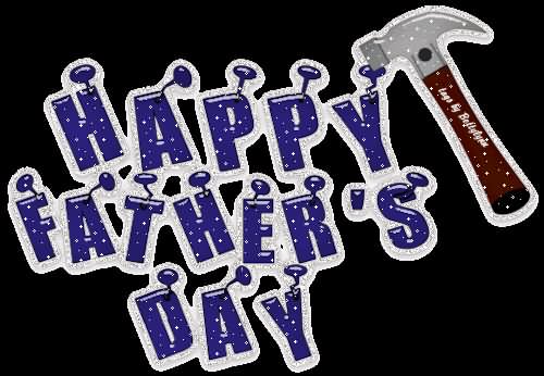 Happy Father's Day Glitter Image