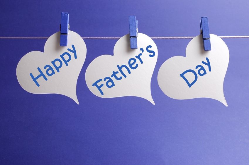 Happy Father's Day Hanging Heart Cards Picture