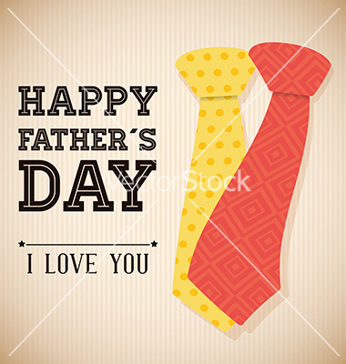 Happy Fathers Day I Love You Greeting Card